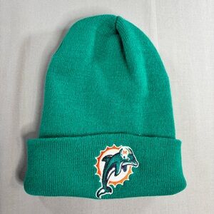 Miami Dolphins Winter Beanie Hat NFL Licensed Knit Cap 90’s Skull Cap Streetwear